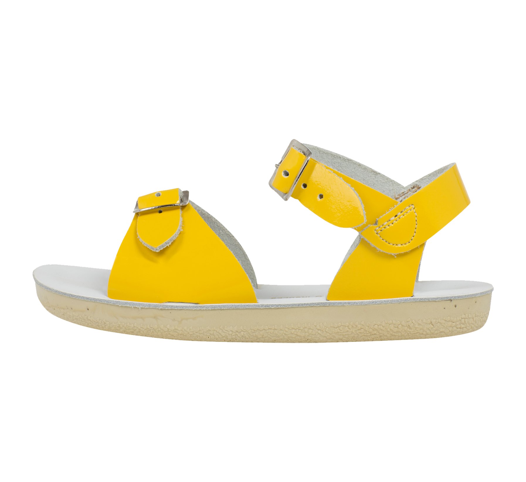 Surfer Shiny Yellow Kids Sandals - Salt Water Sandals