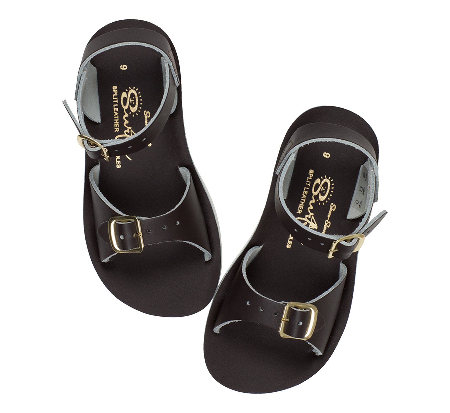 Surfer Brown Kids Sandals - Salt Water Sandals