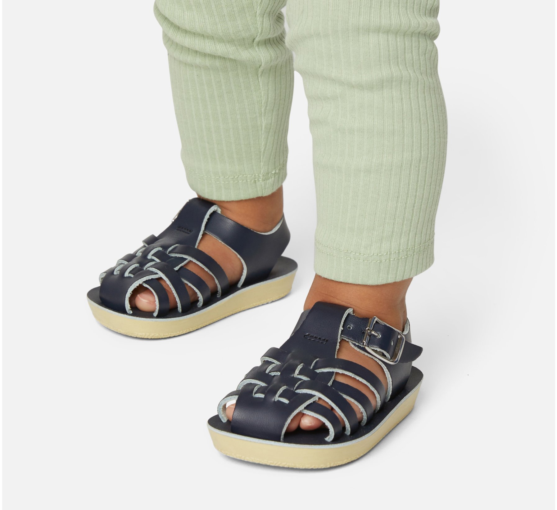 Sailor Navy Kids Sandals - Salt Water Sandals