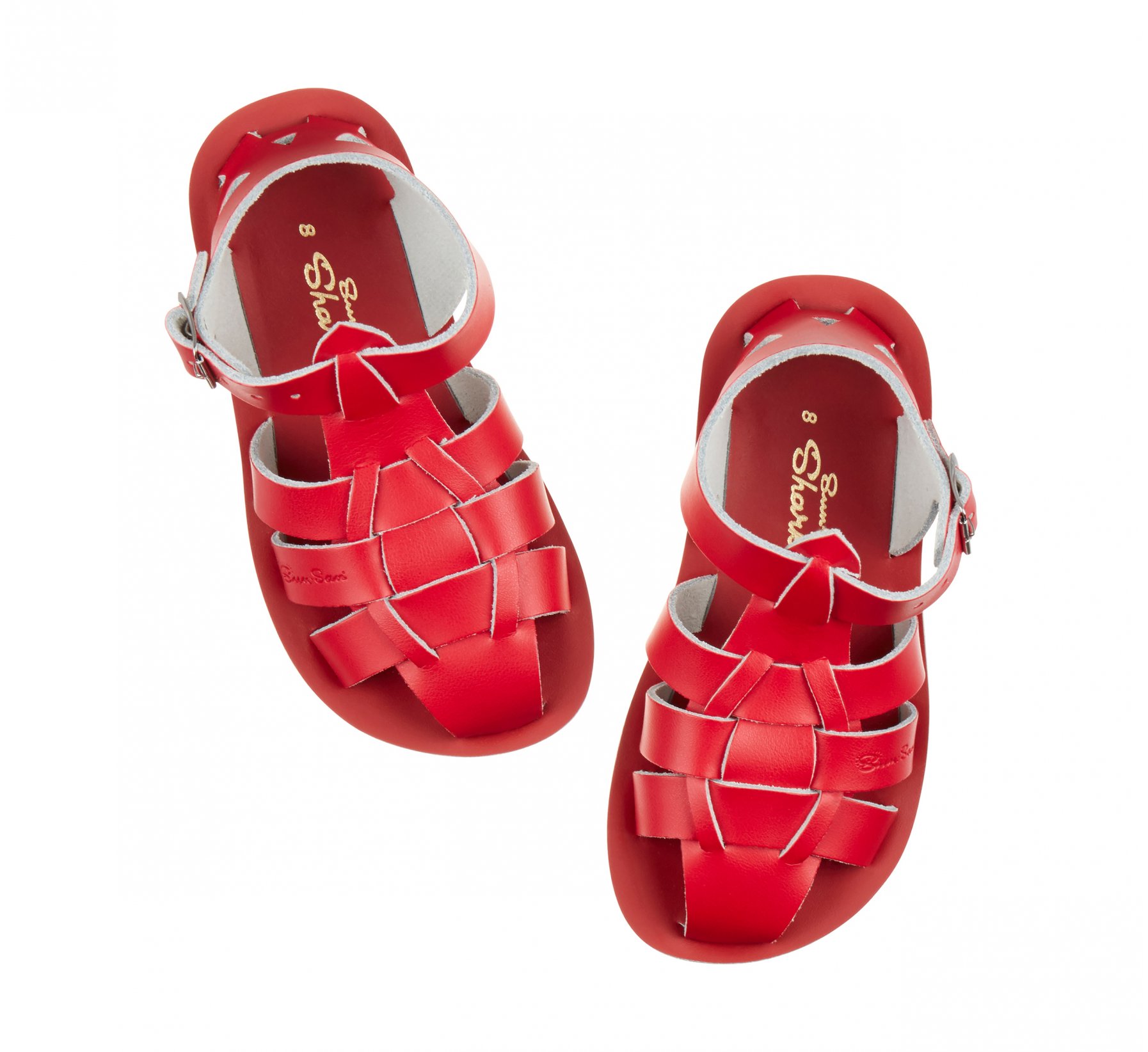 Shark Red Kids Sandals - Salt Water Sandals