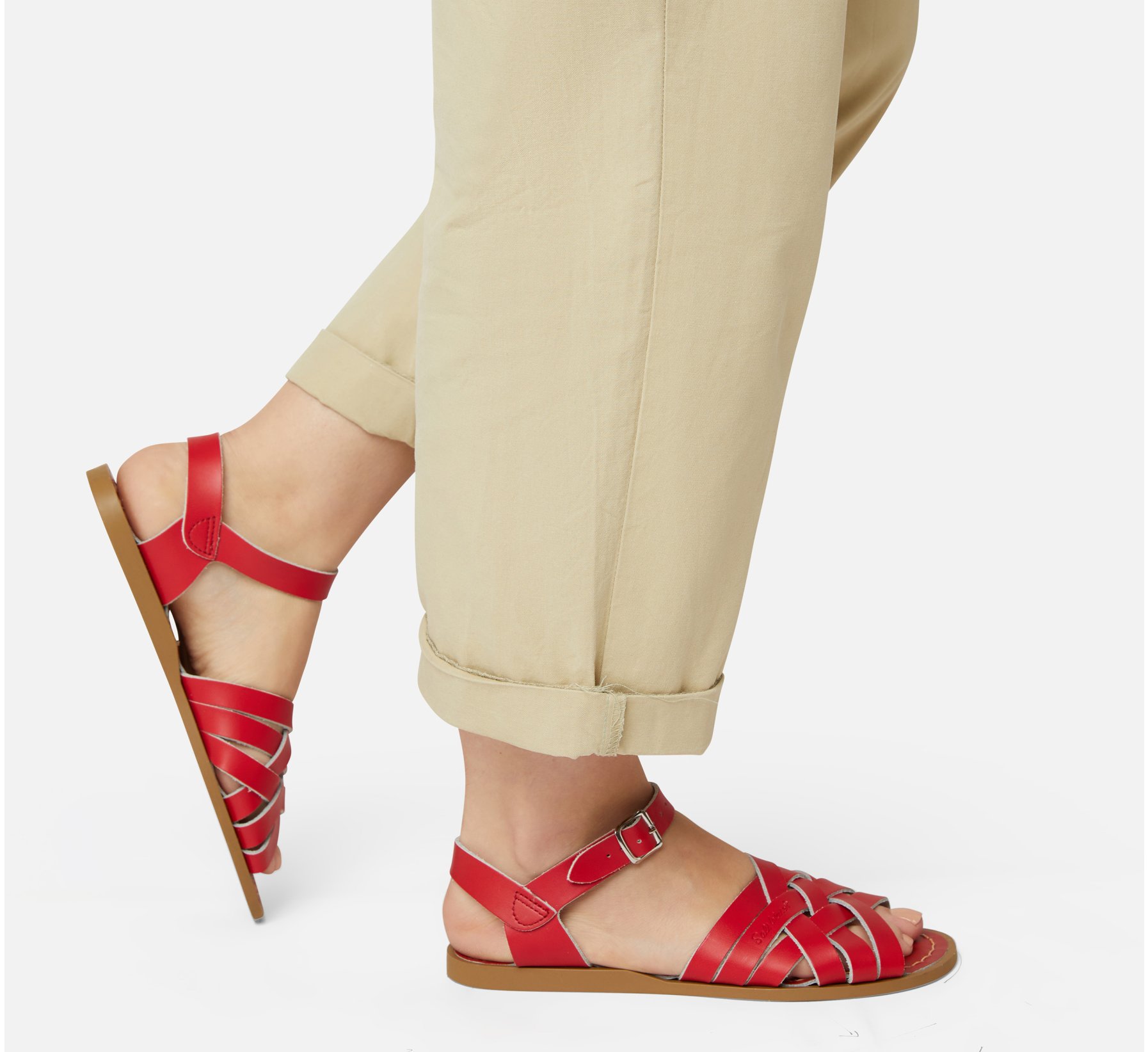 Retro Red Sandal - Salt Water Sandals