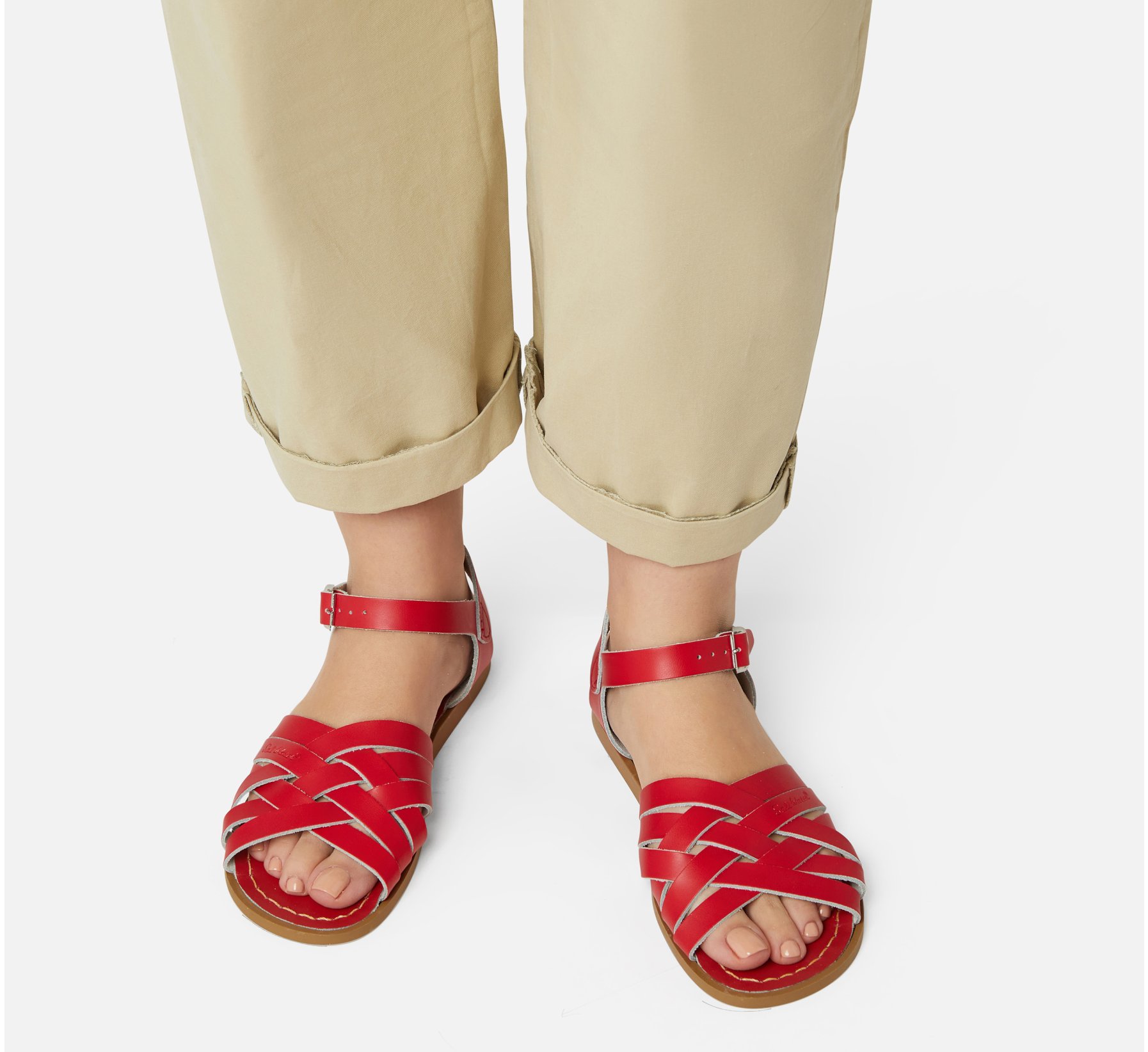 Retro Red Sandal - Salt Water Sandals