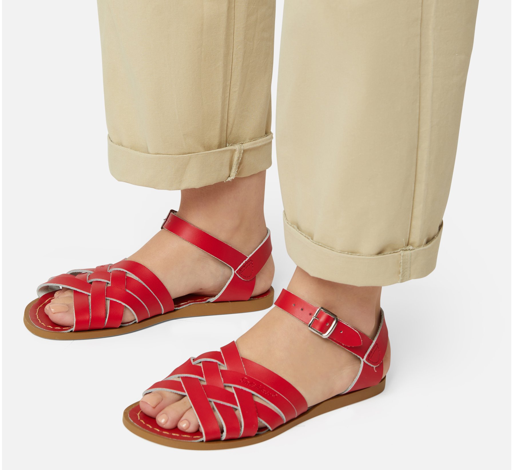 Retro Red Sandal - Salt Water Sandals