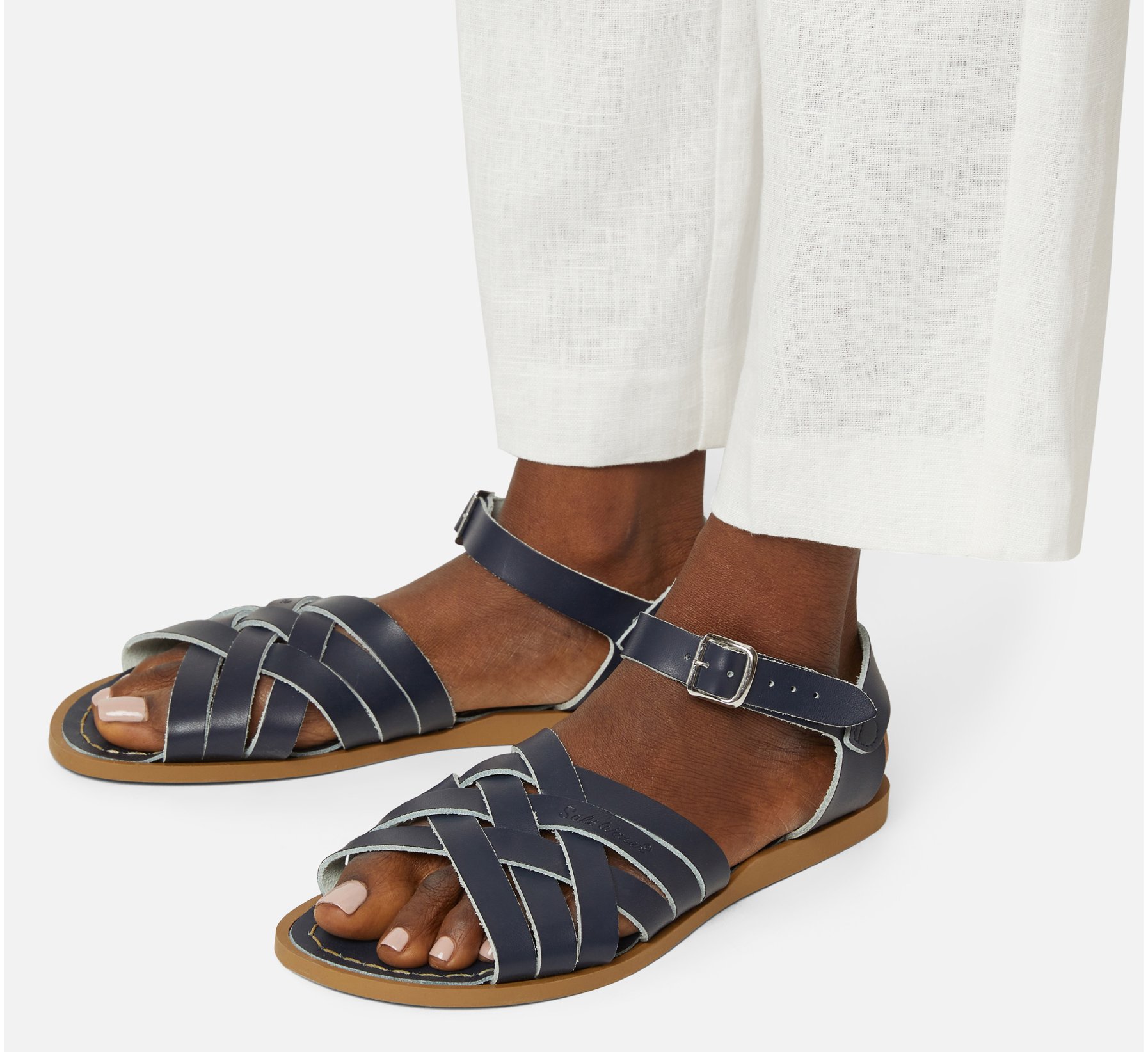 Retro Navy Sandal - Salt Water Sandals