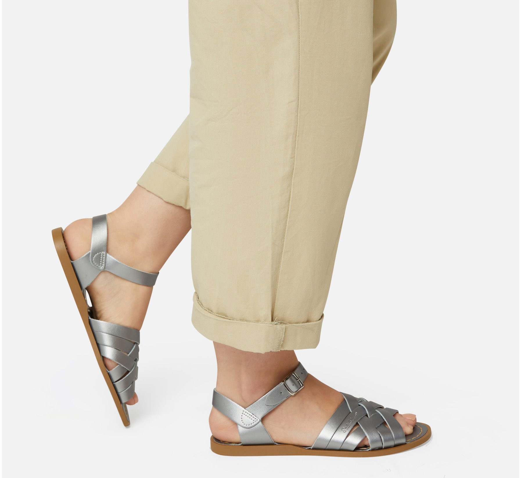 Retro Pewter Sandal - Salt Water Sandals