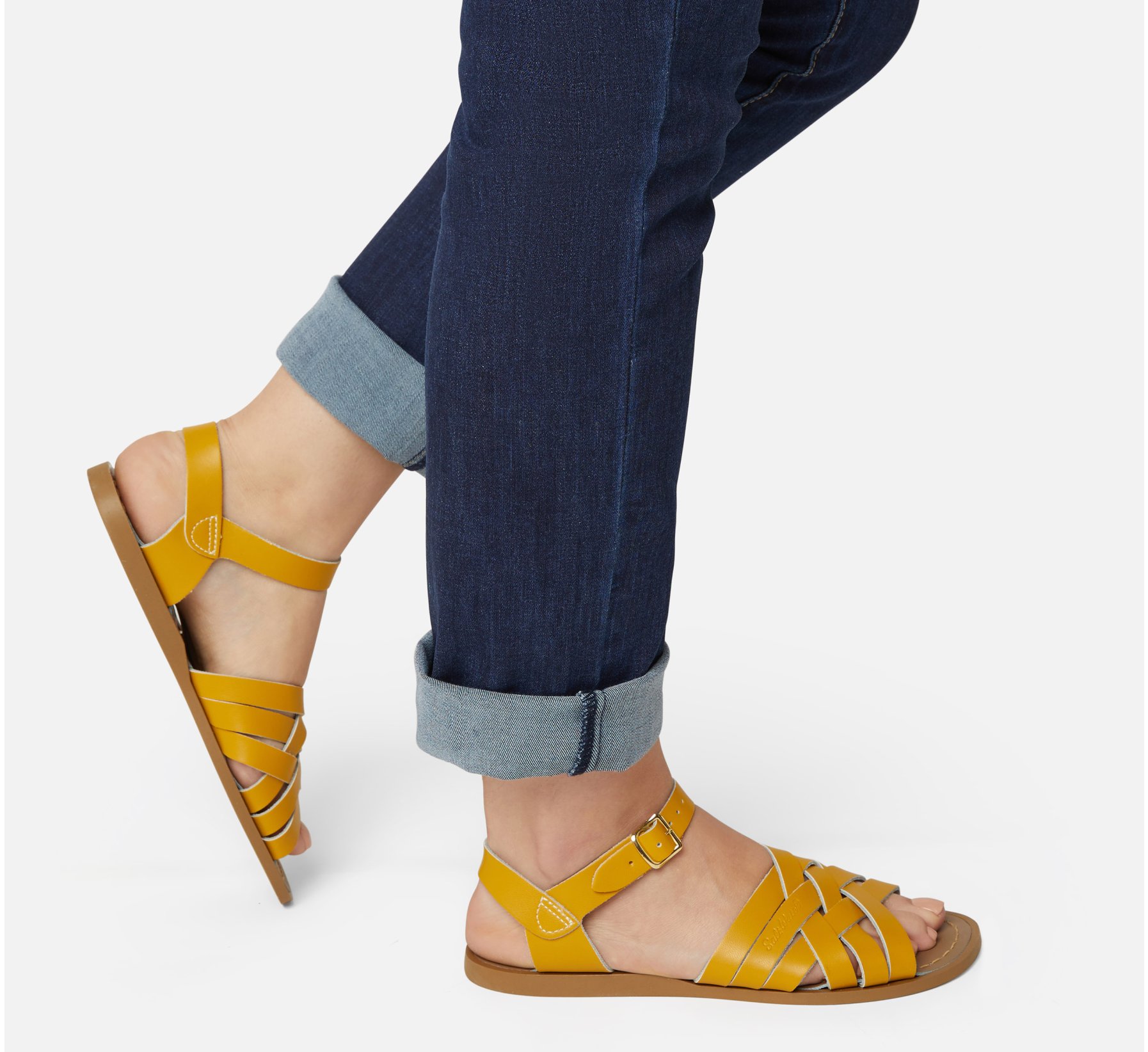 Retro Mustard Sandal - Salt Water Sandals