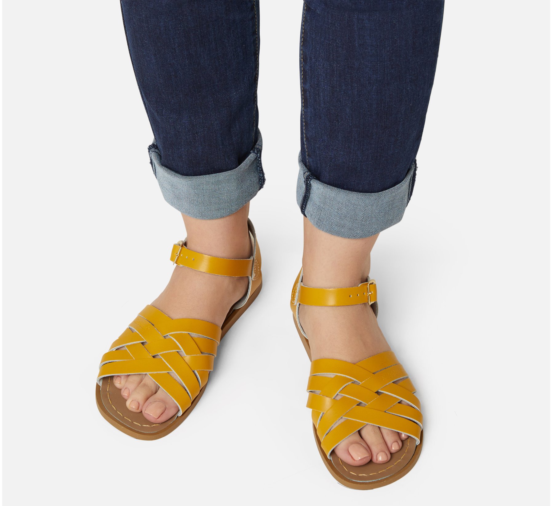 Retro Mustard Sandal - Salt Water Sandals