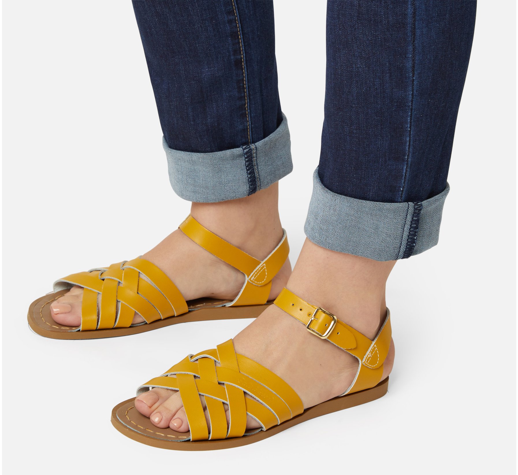 Retro Mustard Sandal - Salt Water Sandals