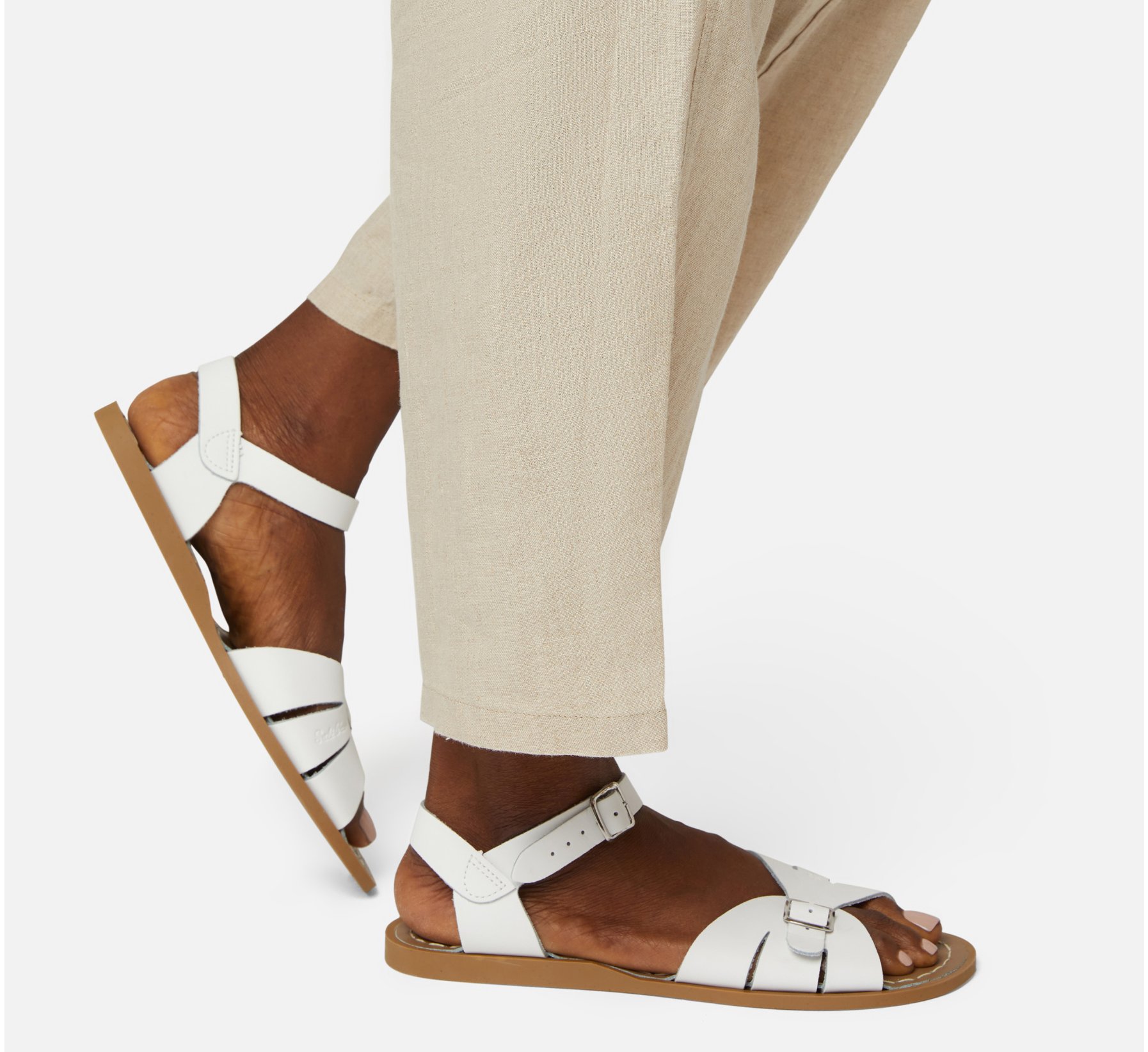 Classic White Sandal - Salt Water Sandals