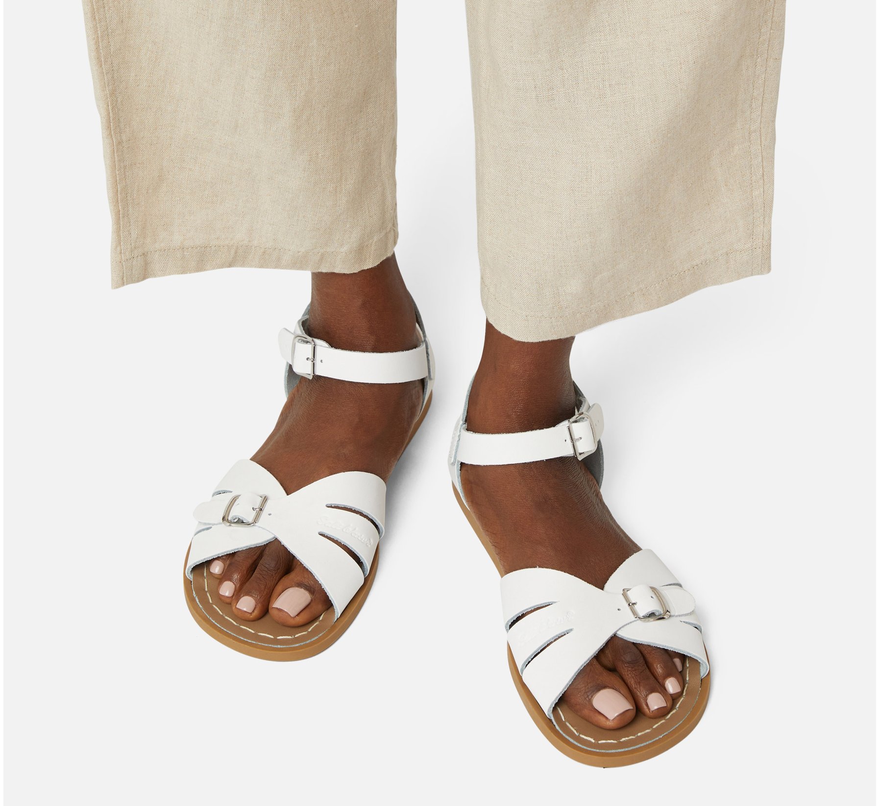 Classic White Sandal - Salt Water Sandals