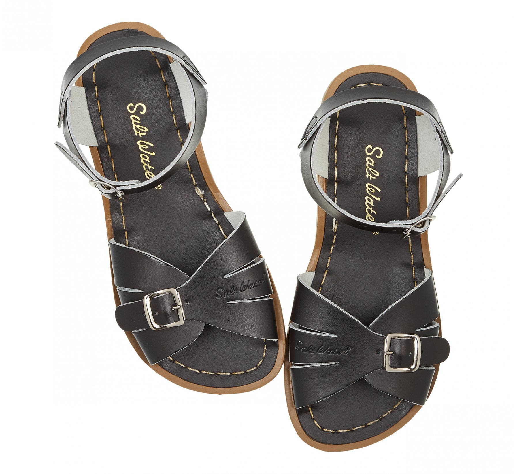 Classic Black Sandal - Salt Water Sandals