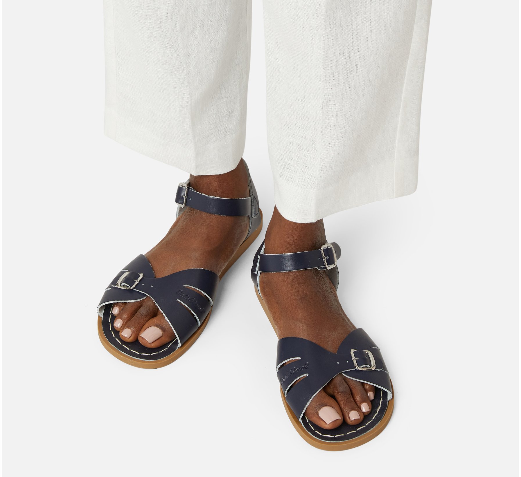 Classic Navy Sandal - Salt Water Sandals