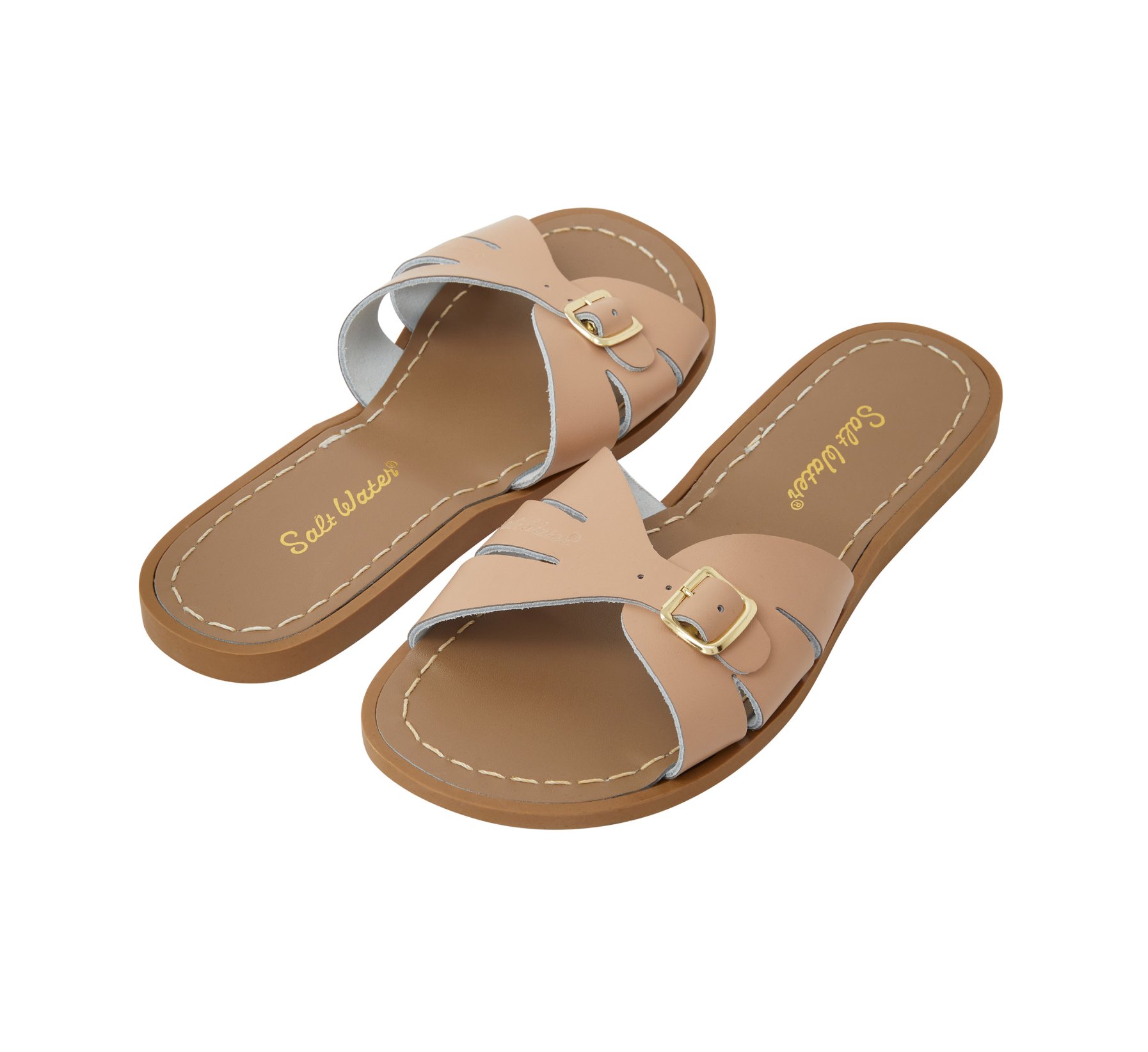 Classic Slide Latte Sandal - Salt Water Sandals