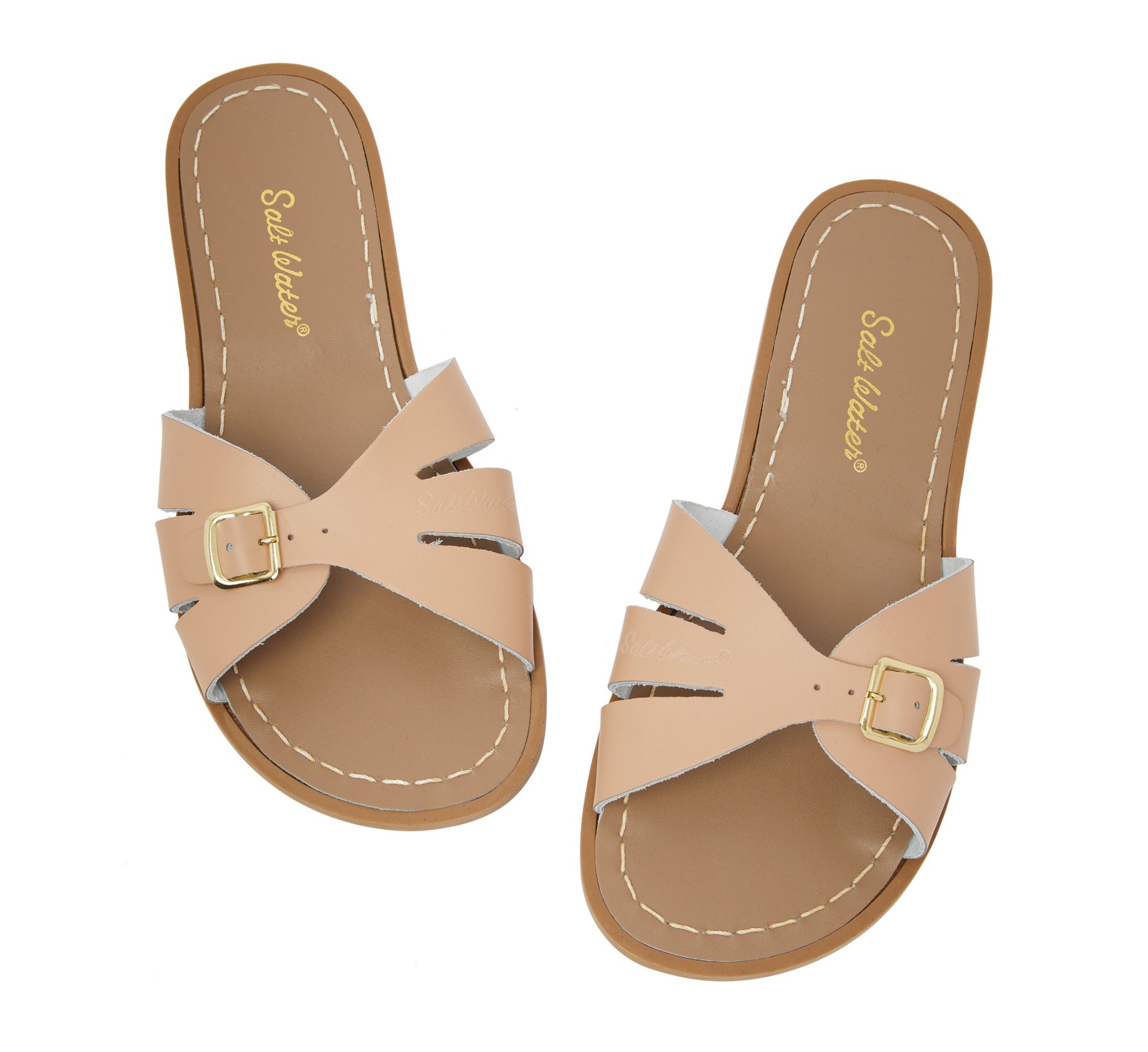 Classic Slide Latte Sandal - Salt Water Sandals