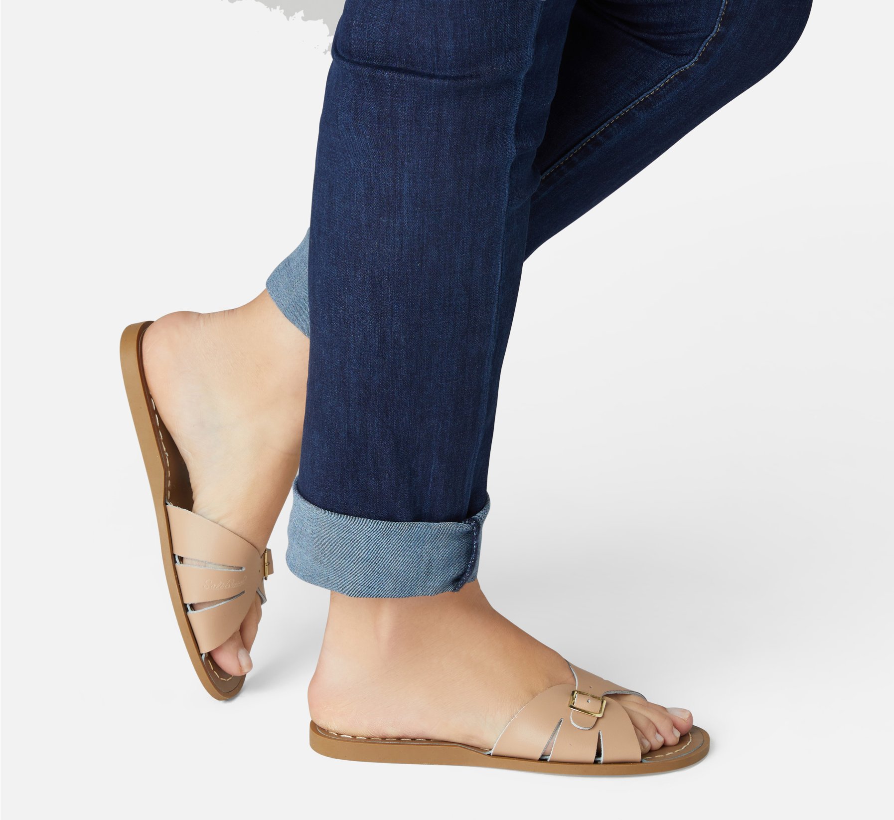 Classic Slide Latte Sandal - Salt Water Sandals